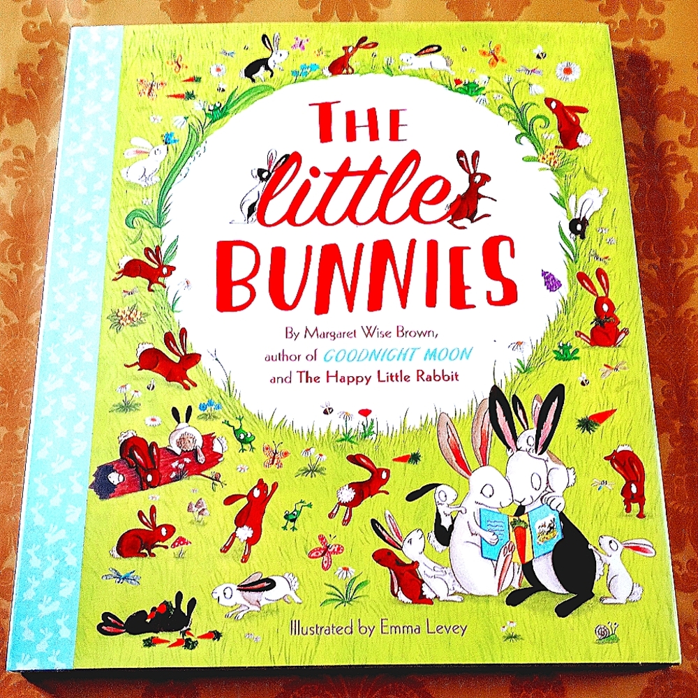 THE LITTLE BUNNIES ~ MARGARET WISE BROWN ~ EMMA LEVEY ~ ADORABLE CHILDRENS BOOK